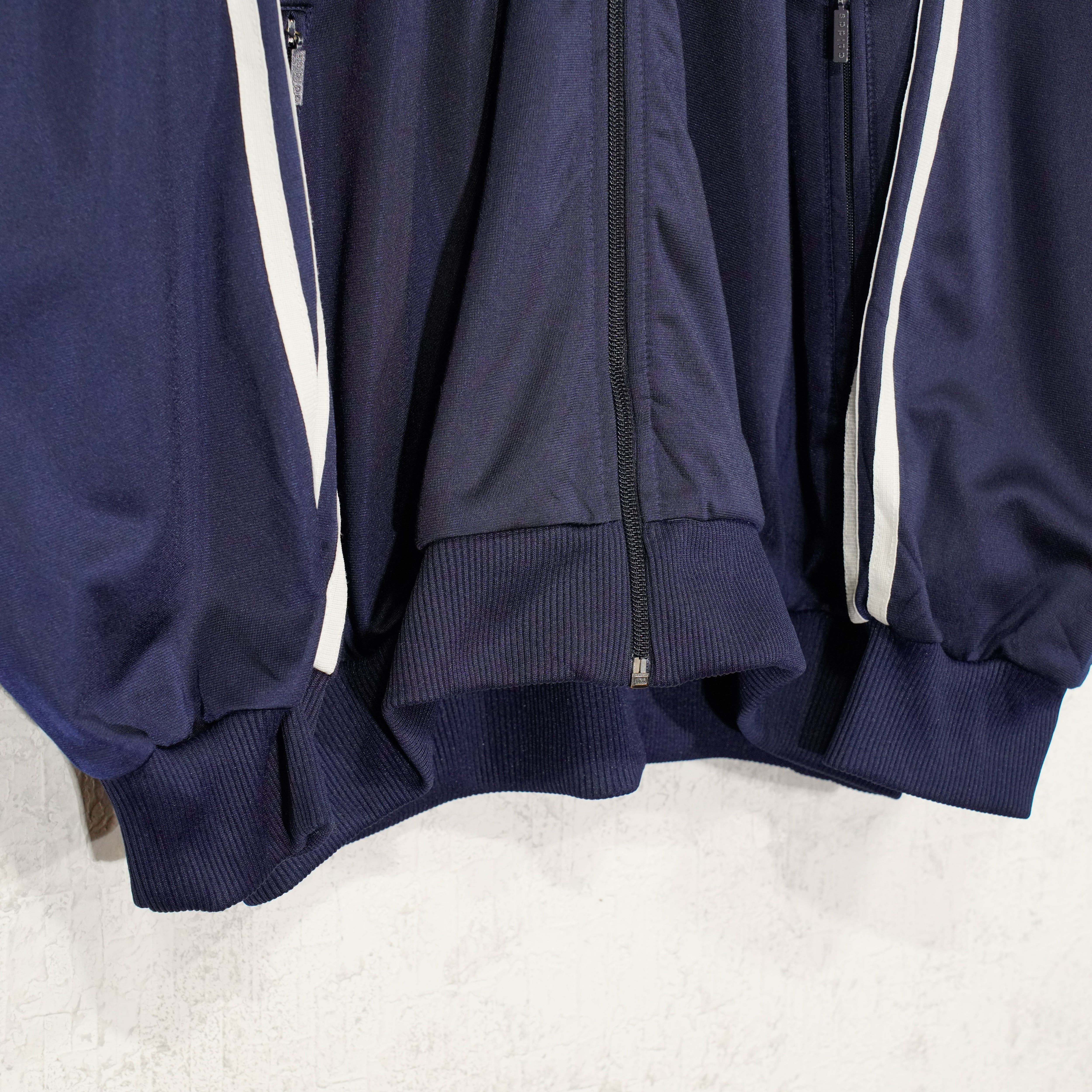 80's EU VINTAGE adidas LOGO LINE DESIGN TRACK JACKET/80年代 80's EU VINTAGE adidas LOGO LINE DESIGN TRACK JACKET/80年代