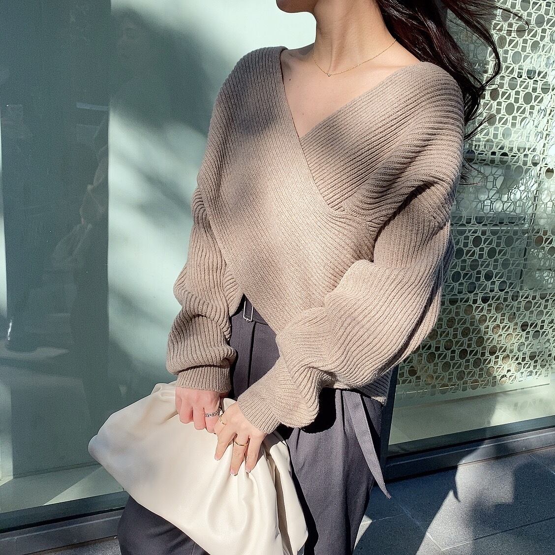 Cross knit /moca (11月中旬頃発送予定)