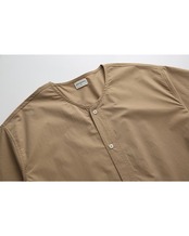 カラーレスオーバーサイズ半袖シャツ S0319