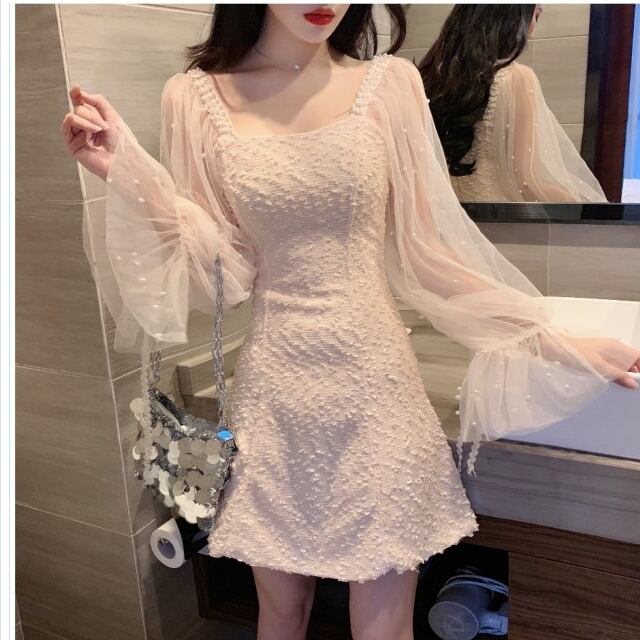 大人 ワンピース タイト 膝丈 パーティードレス ミニ丈 ミニドレス  