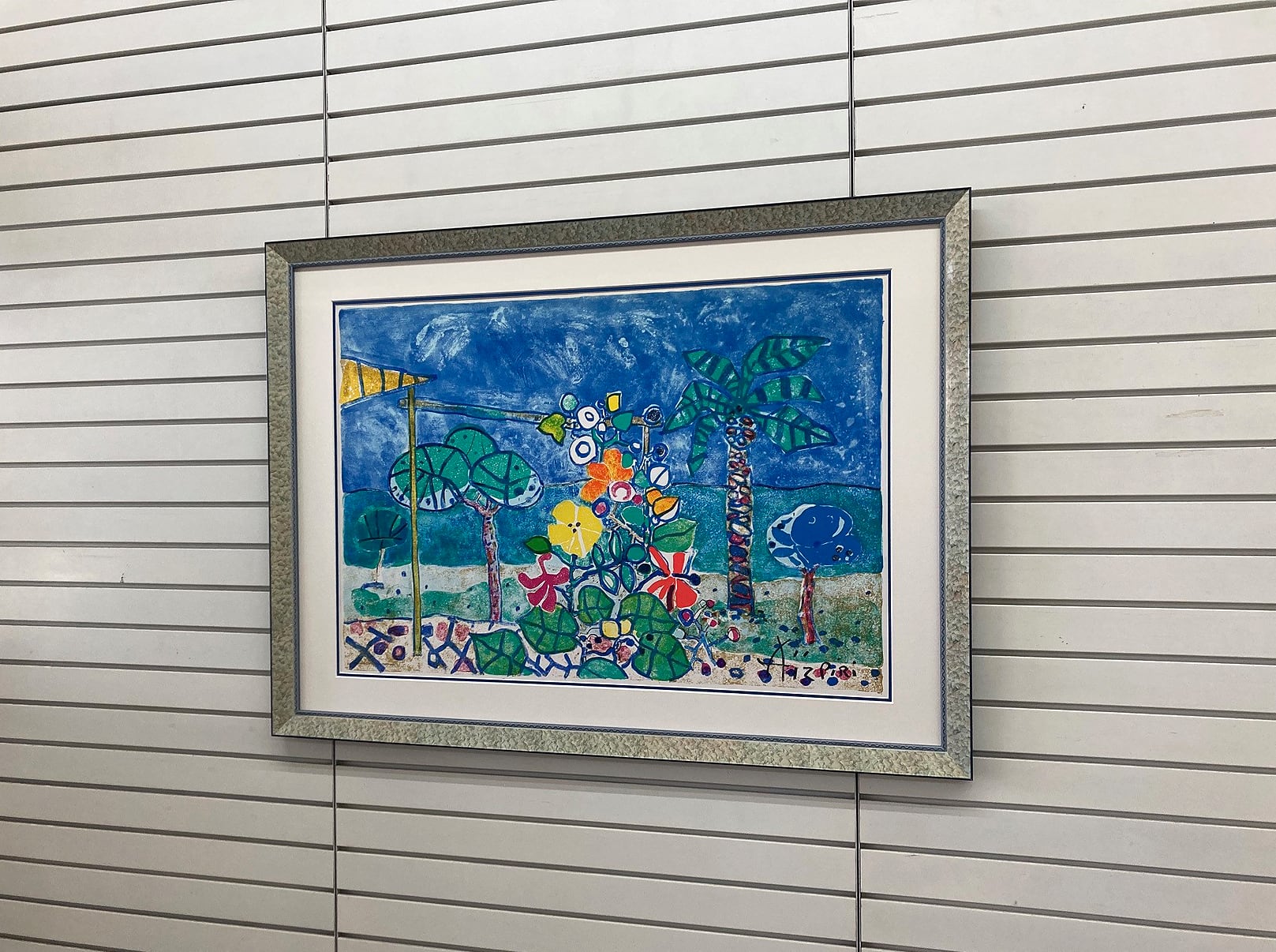 アイズピリ「EXPO90 花の万博」ポスター 大島画廊オリジナル額装