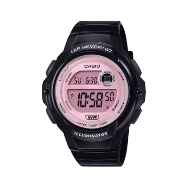 国内正規品 CASIO Collection カシオ コレクション 10気圧防水 ランニング ブラック デジタル レディース腕時計 LWS-1200H-1A2JF