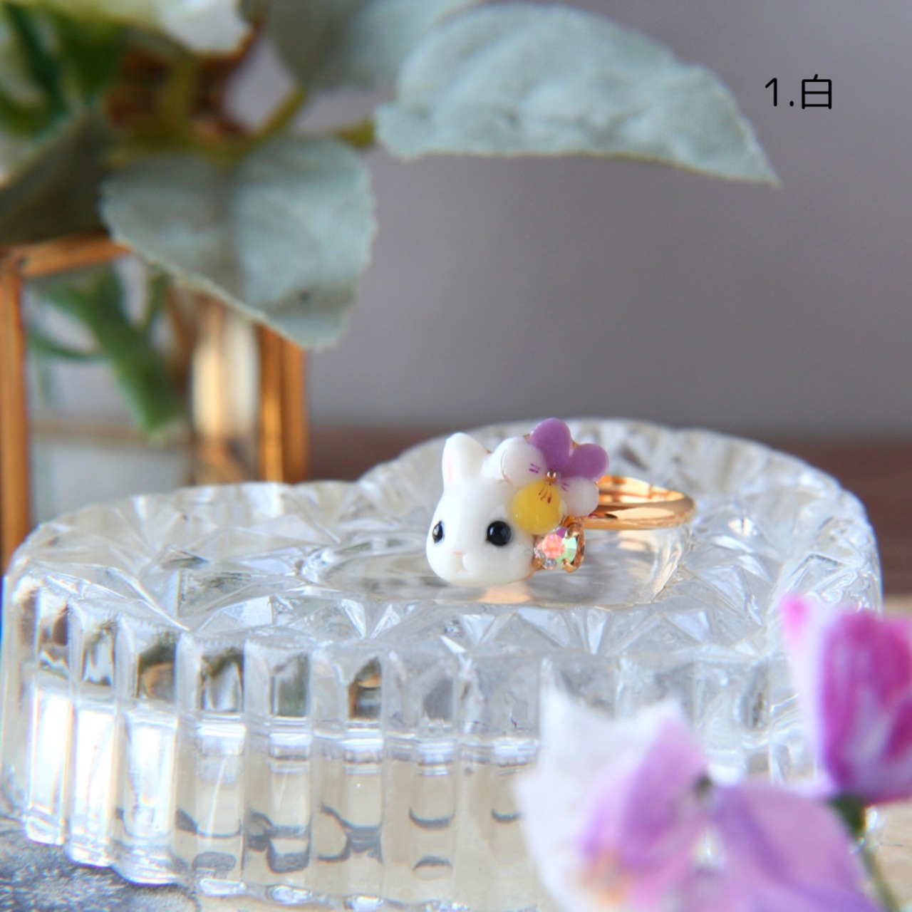 うさぎとビオラリング