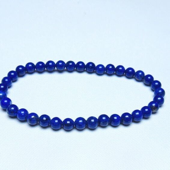 ラピスラズリ ブレスレット 5mm 一点物 メール便可 [M便 1/10] 111-48405