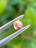 非加熱オレンジサファイア オーバル 6.4x4.5mm, 0.60ct, マダガスカル産