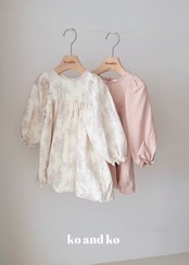 韓国子供服 / 26Autumn / 〖取寄〗ko and ko / パンプキンワンピース / ベビー服 / キッズ服 *XXS~L*