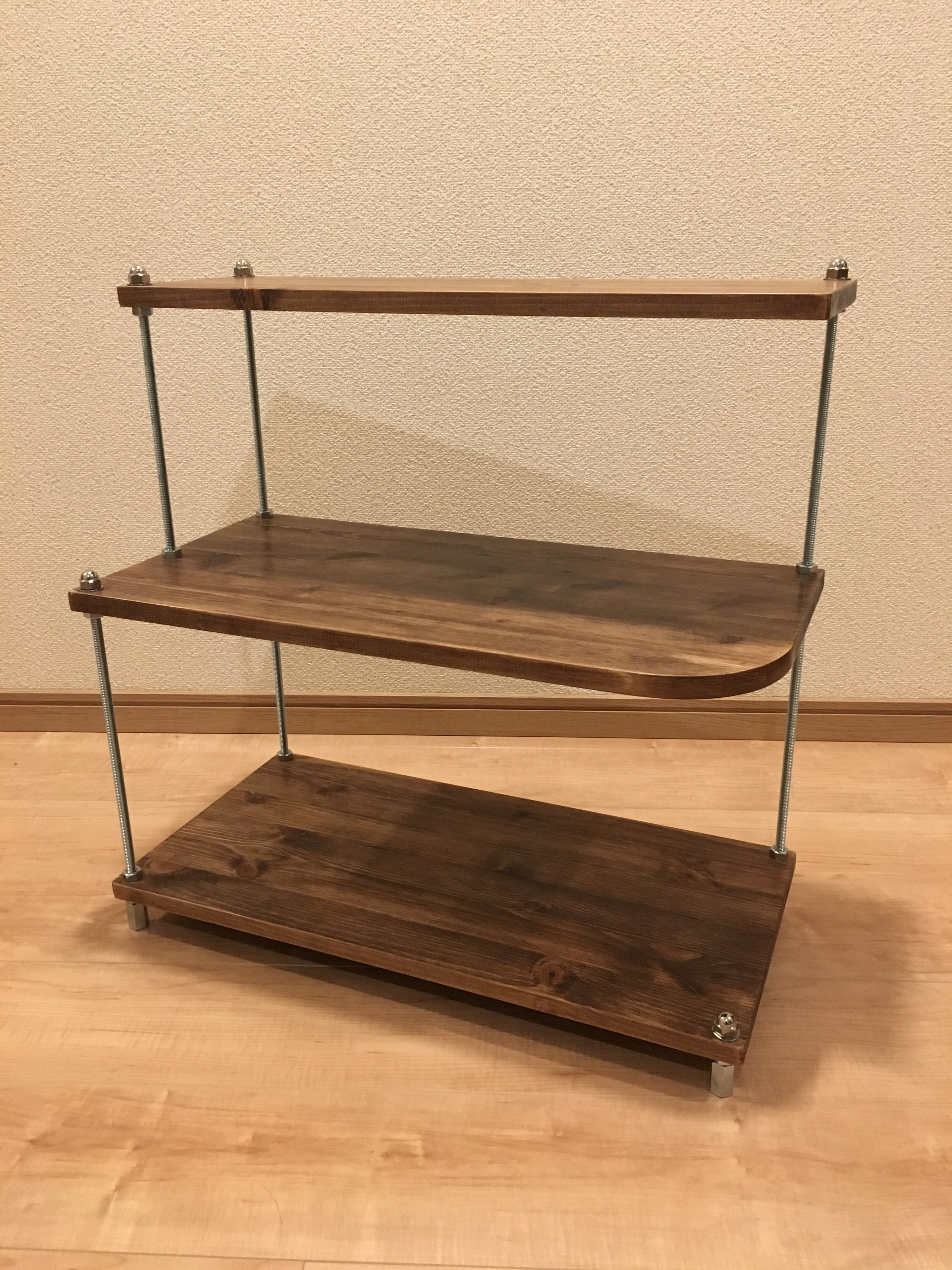 VINTAGE×INDUSTRIAL 棚 シェルフ コーナーラック サイズオーダー