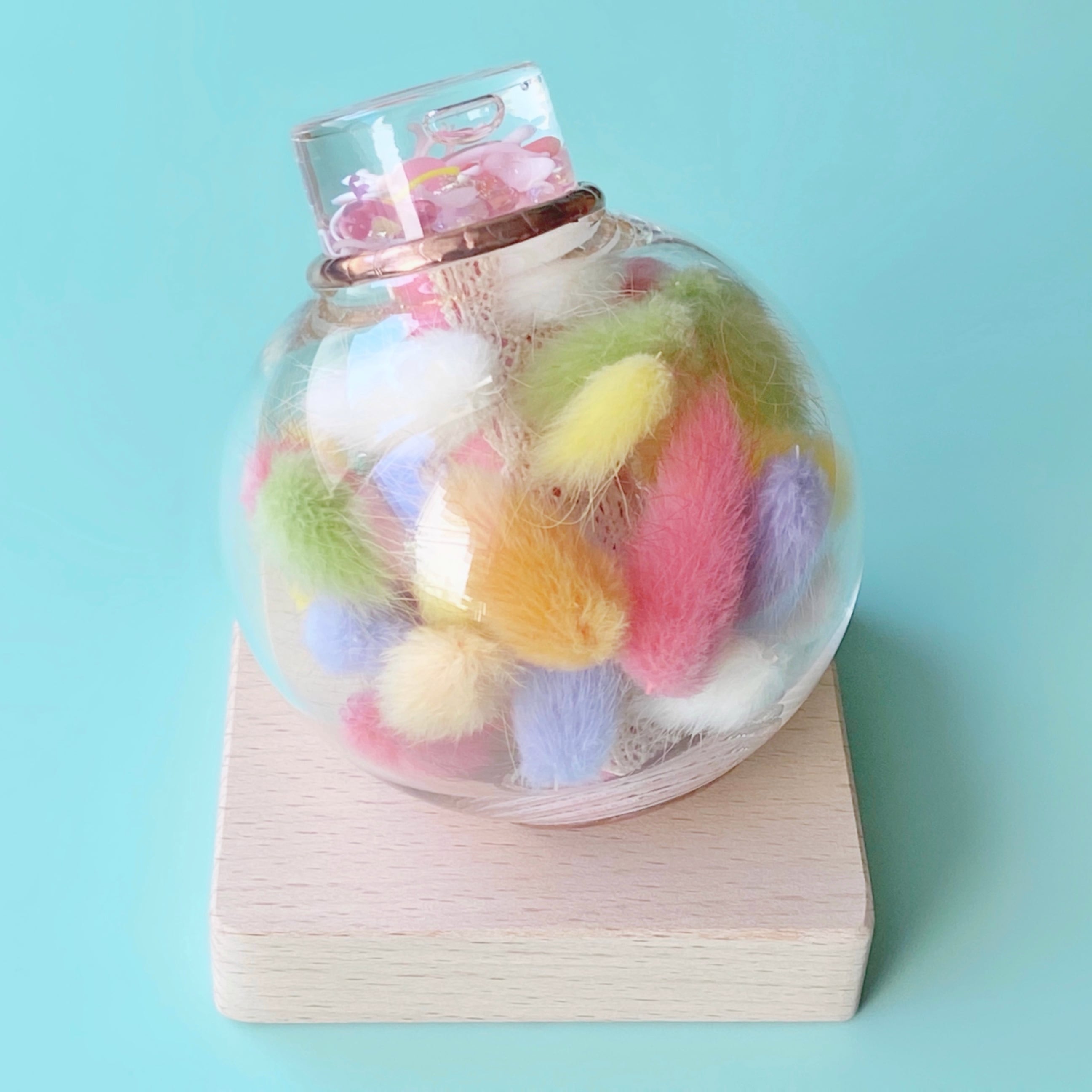 ガラスポッドの万華鏡『フラワーポッド』ハニーテール/pink