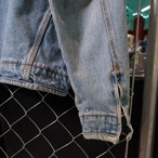 90s TOMMY HILFIGER フロントジップデニムジャケット トミーヒルフィガー