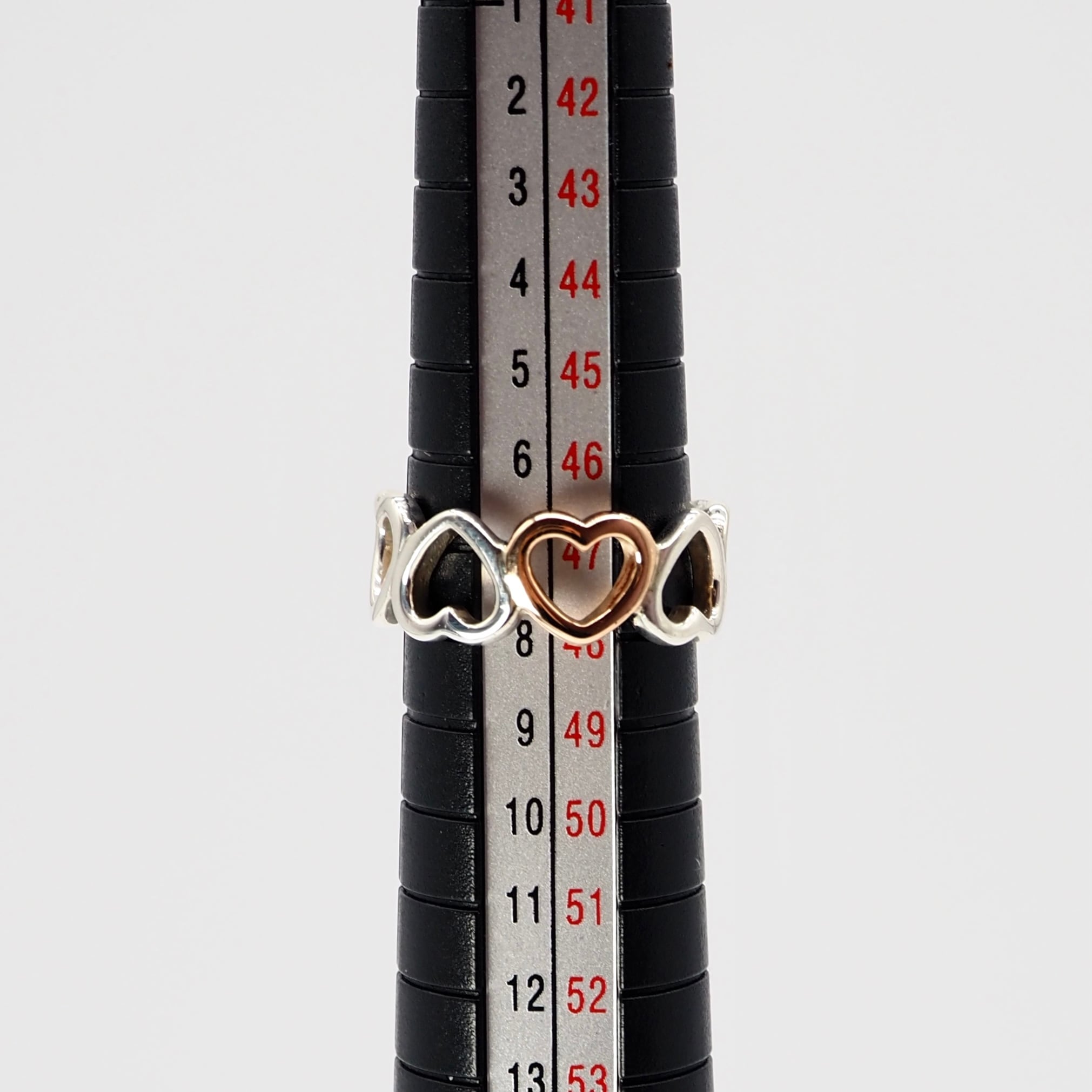 Tiffany&Co. 約8号 センチメンタル ハート リング シルバー925