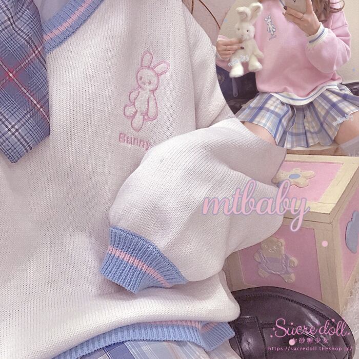 [2color] Bunny Pastel Knit