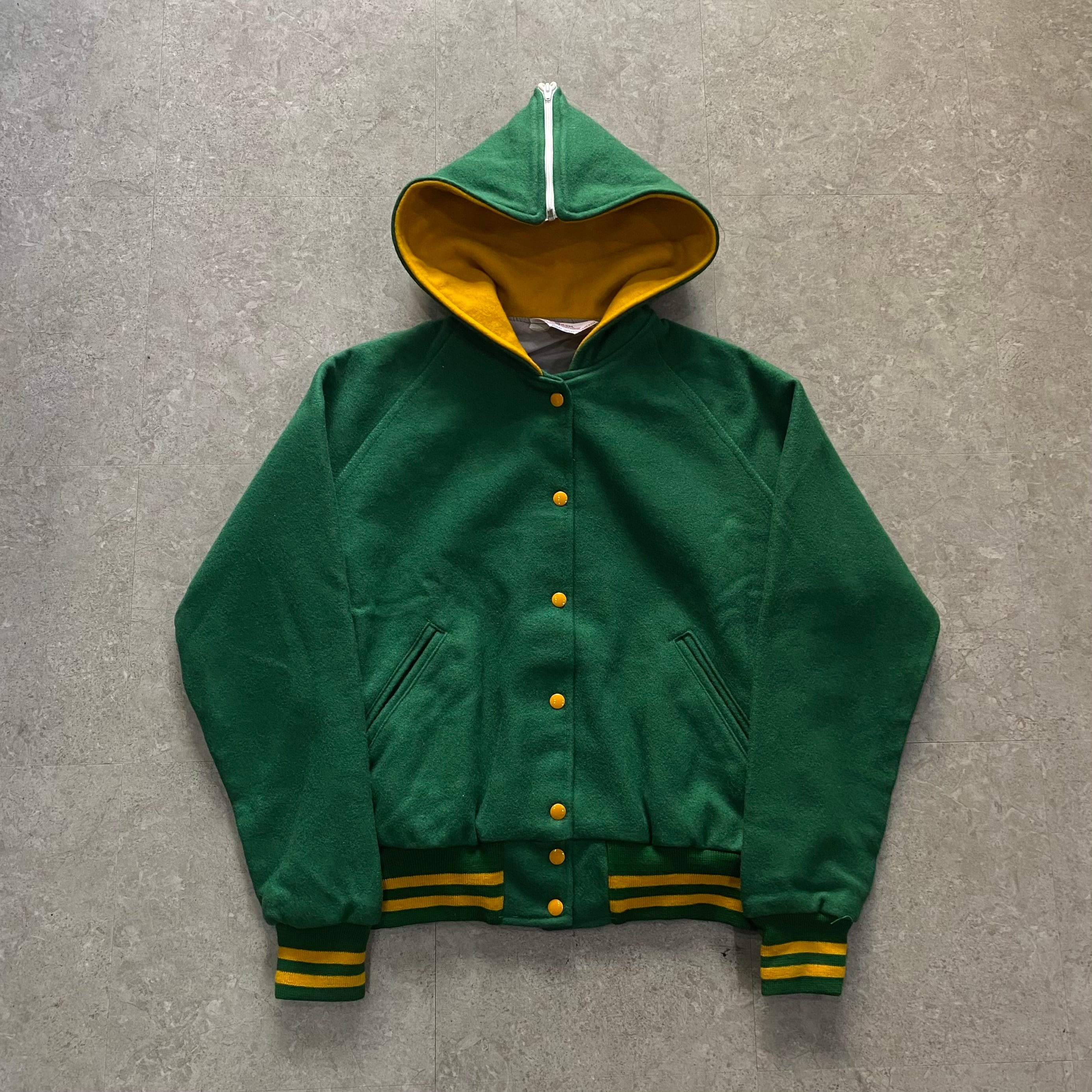 Deadstock!! 〜90s Gem sailor collar hoodie award jacket【仙台店】