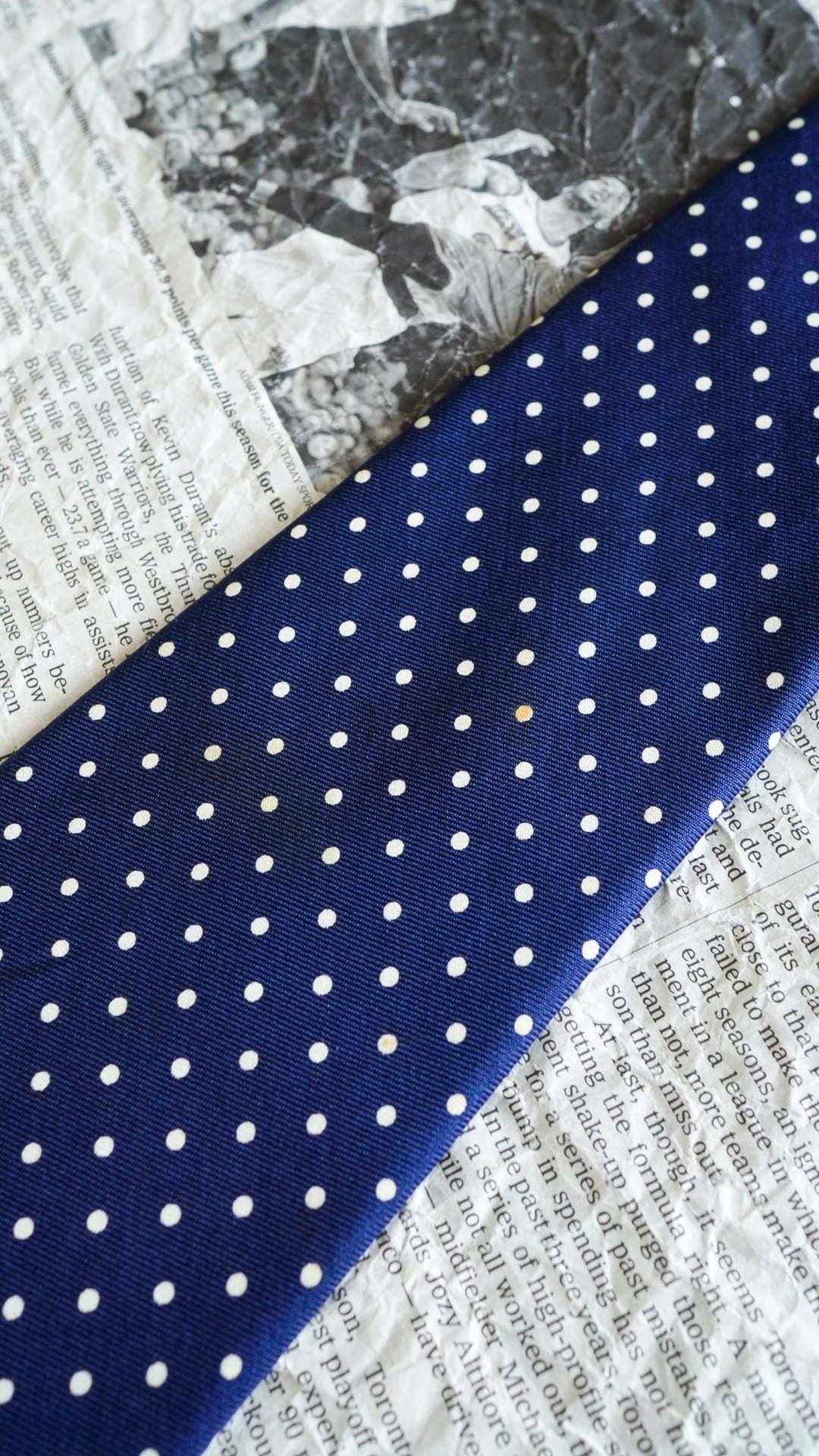 1960s】BROOKS BROTHERS ブルックスブラザーズ ドット柄 ネクタイ《黒
