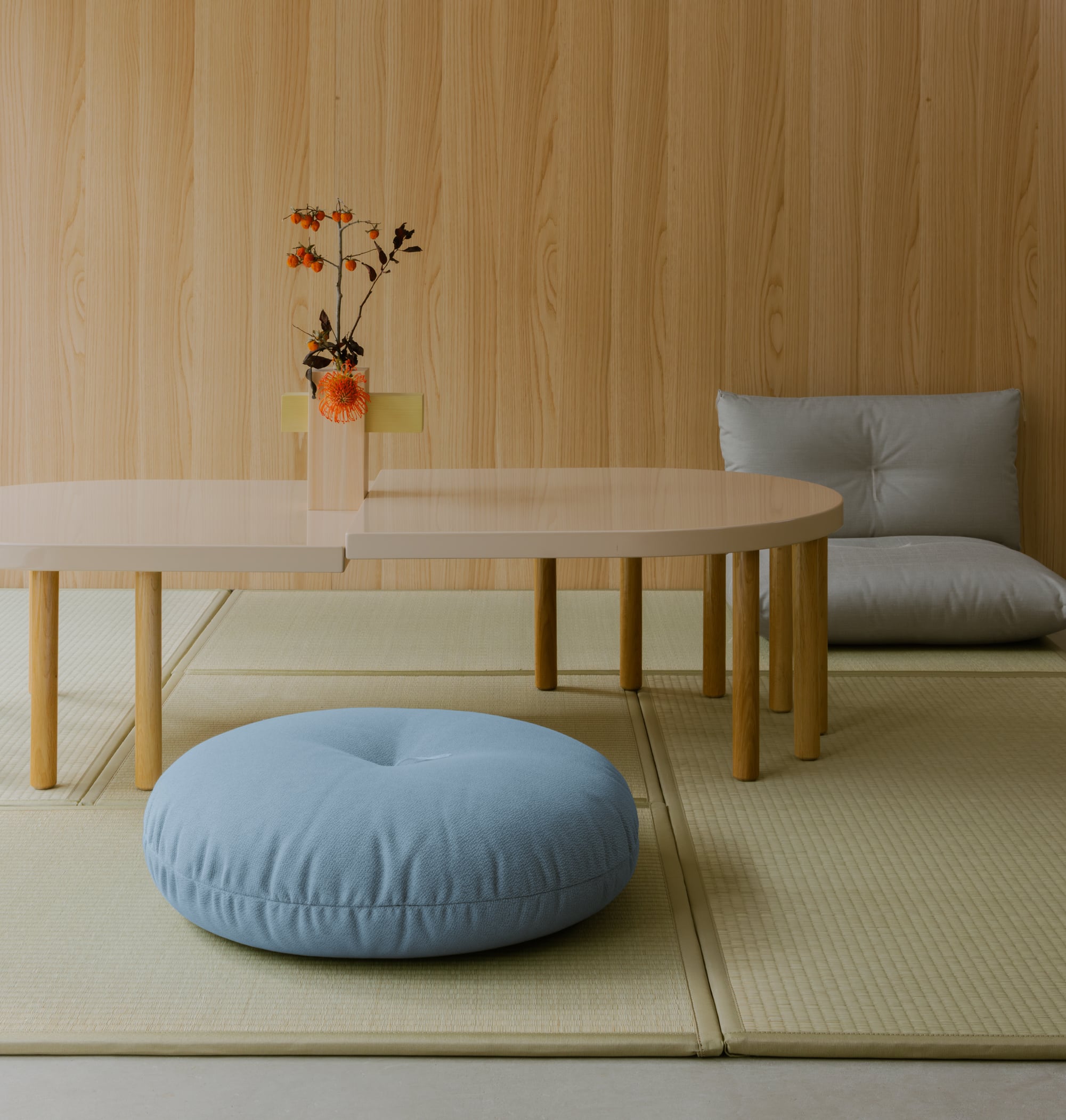 【NEW】wagetsu わ月 / Bi-Level Oval Table (large)