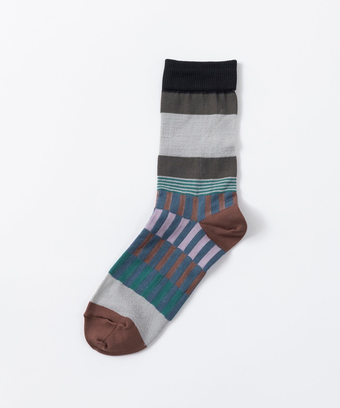 TRICOTÉ /【23-25cm】border stripe socks TR63SO004
