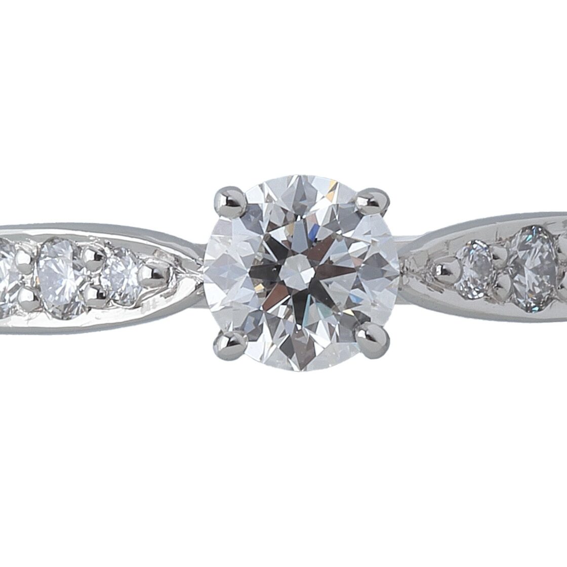 ティファニー ダイヤ リング ハーモニー ダイヤ0.24ct 9号強 