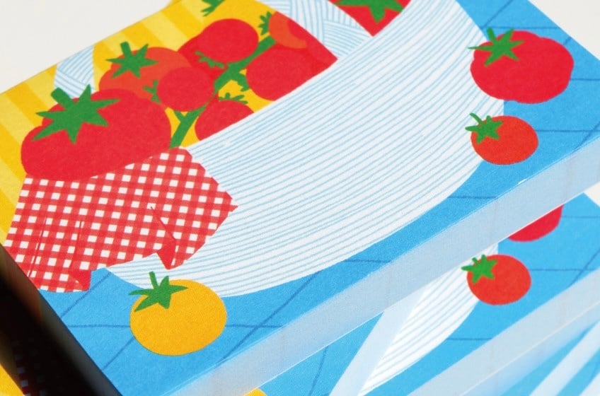 fruit fries】メモ帳 tomato basket | 韓国文具・雑貨 kaulcoffee.studio