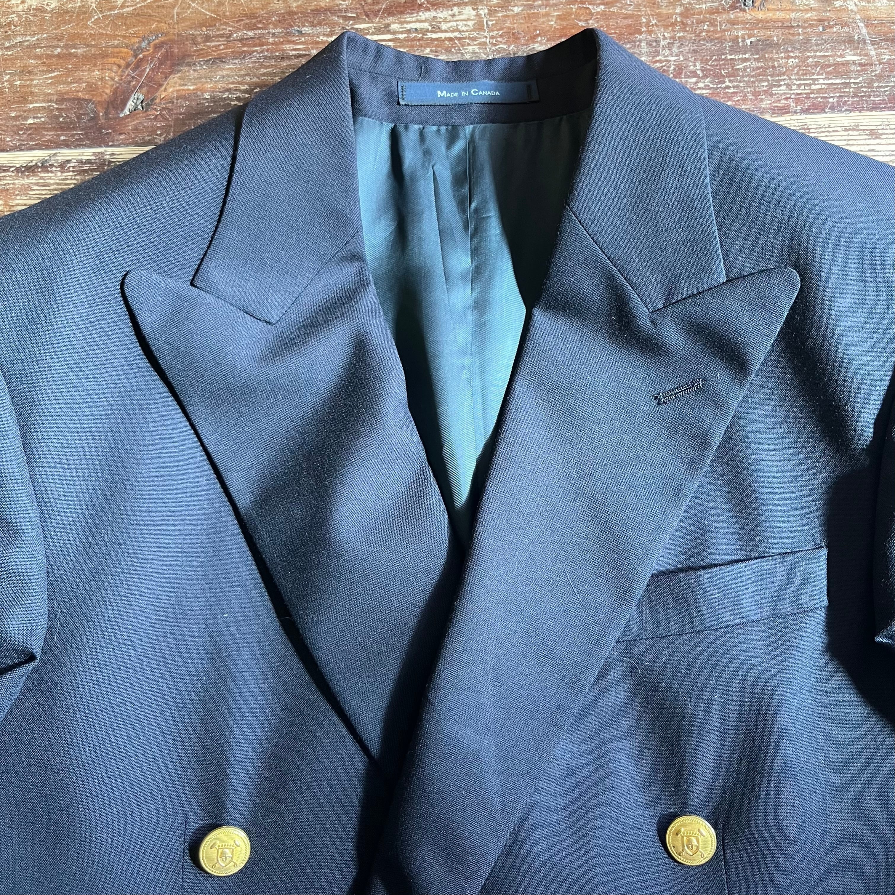 Polo University Club ネイビー ダブルブレストスーツ 中古・古着通販