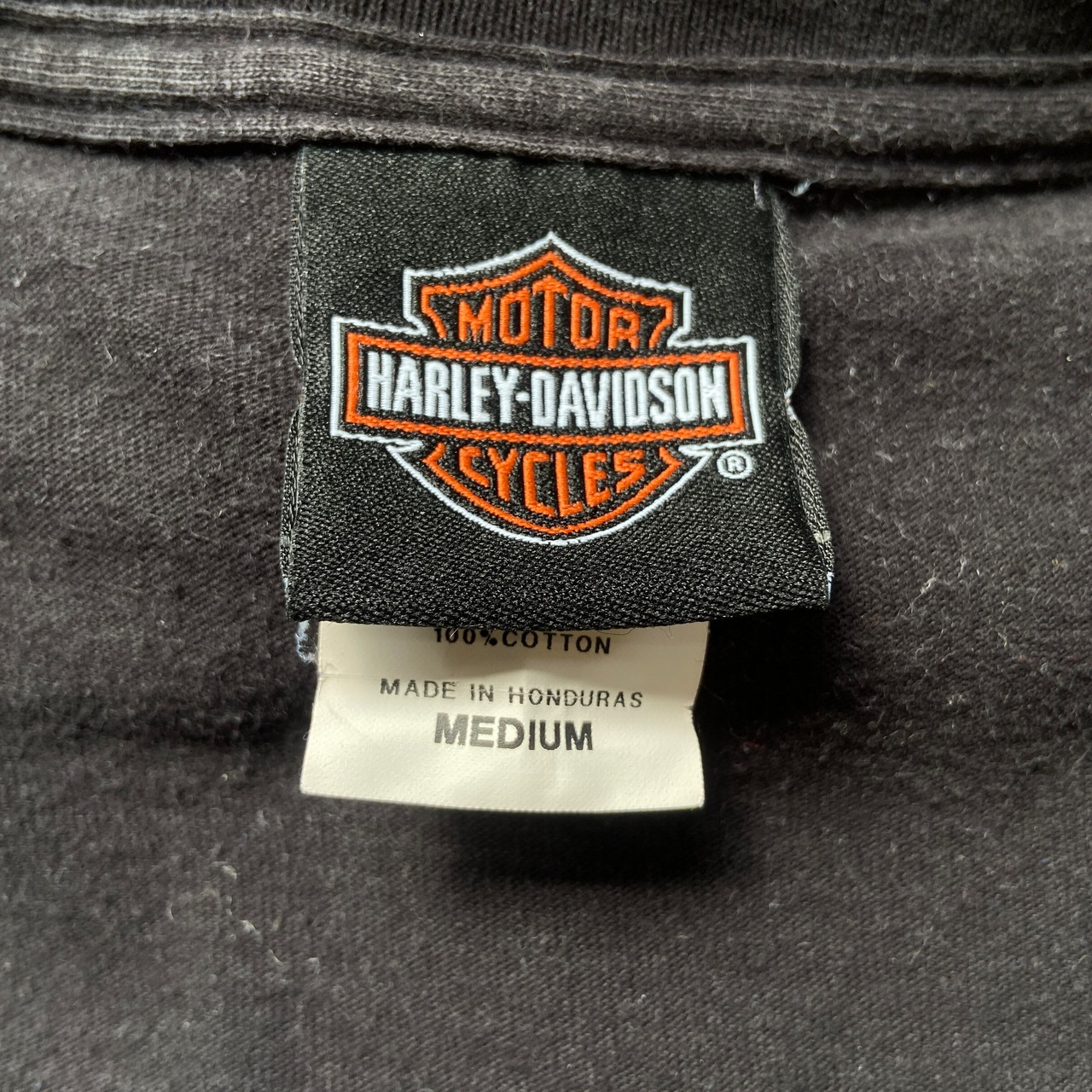 Harley-Davidson ハーレーダビッドソン 両面プリント ポケット ロングT 