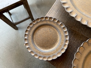 鉄錆小菊プレート(小サイズ)