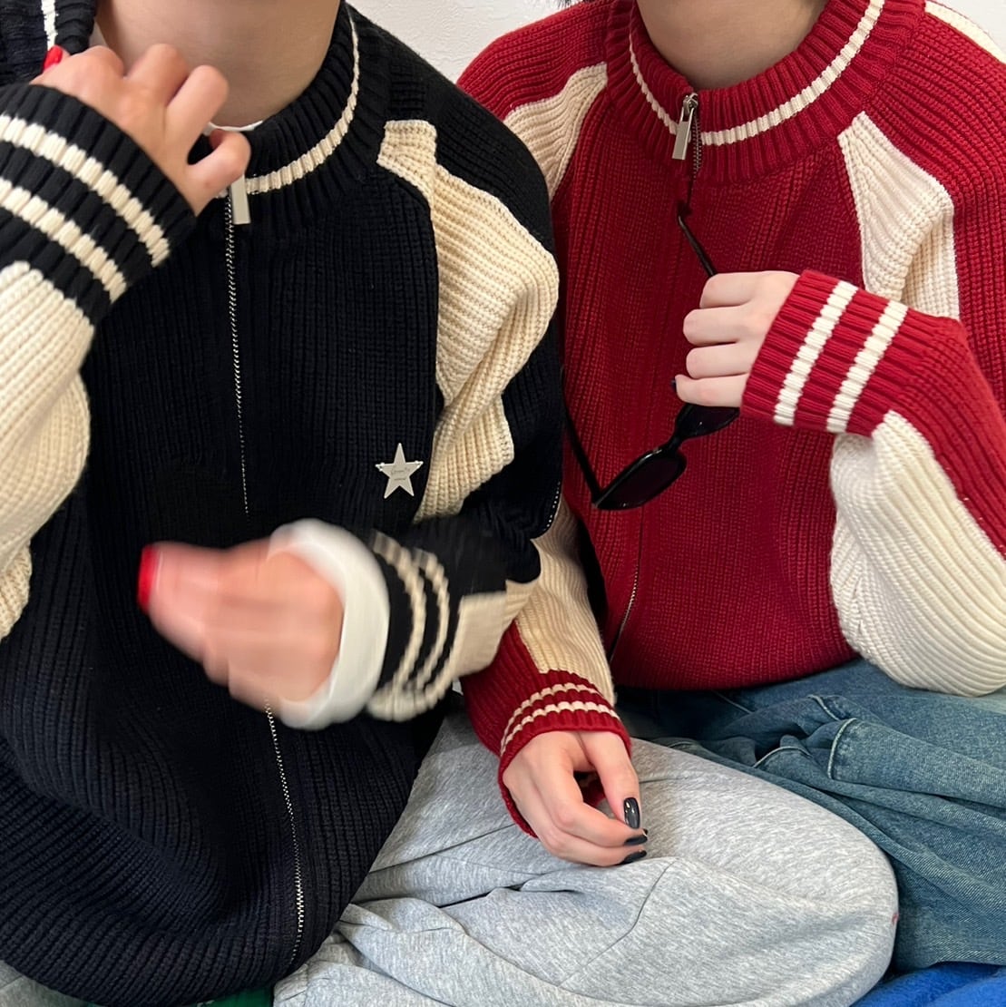 ジップニットブルゾン_LN01747 | lanan(ラナン)