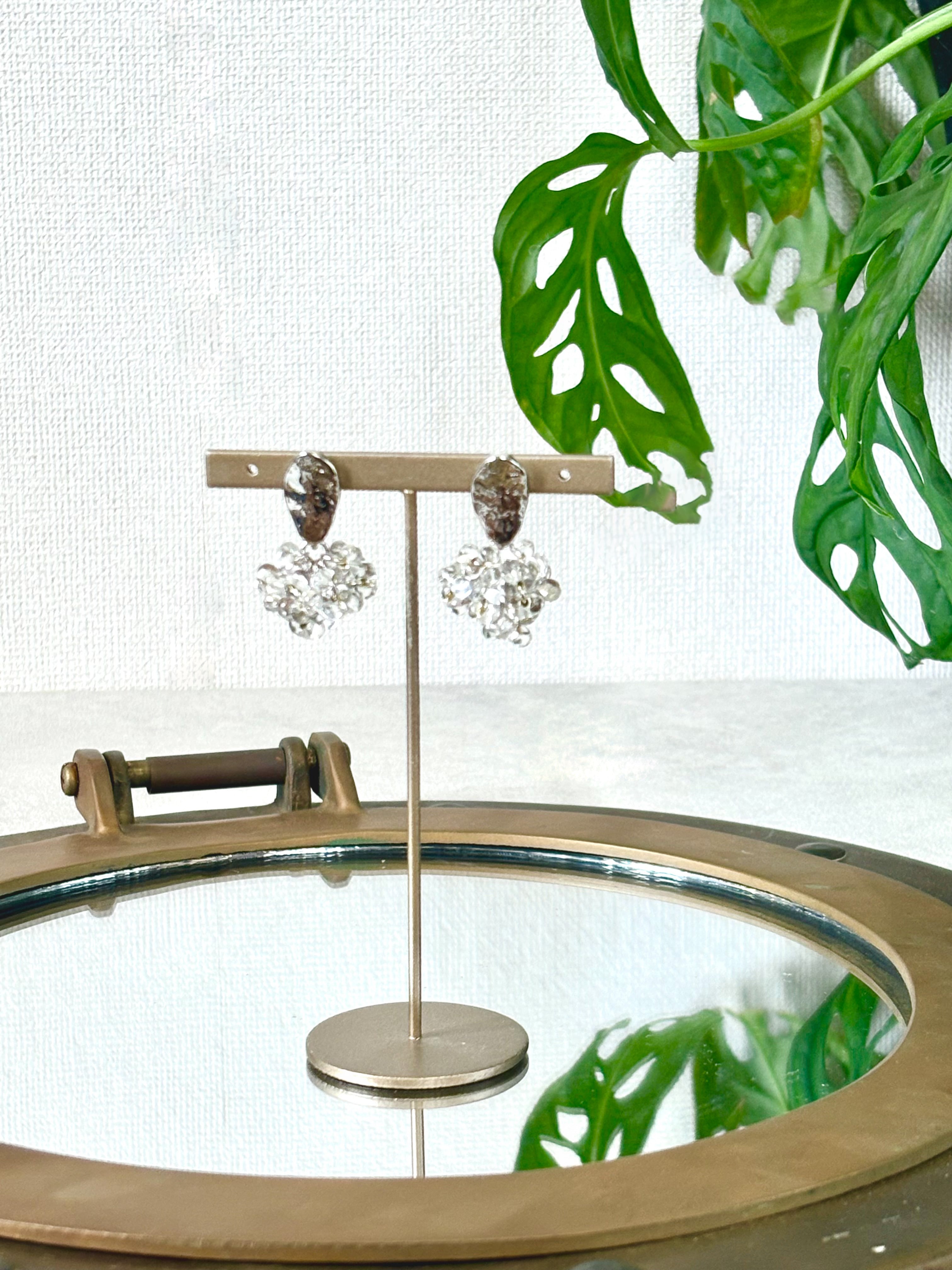 Ray of Light morning dew earrings | La Chiave online shop