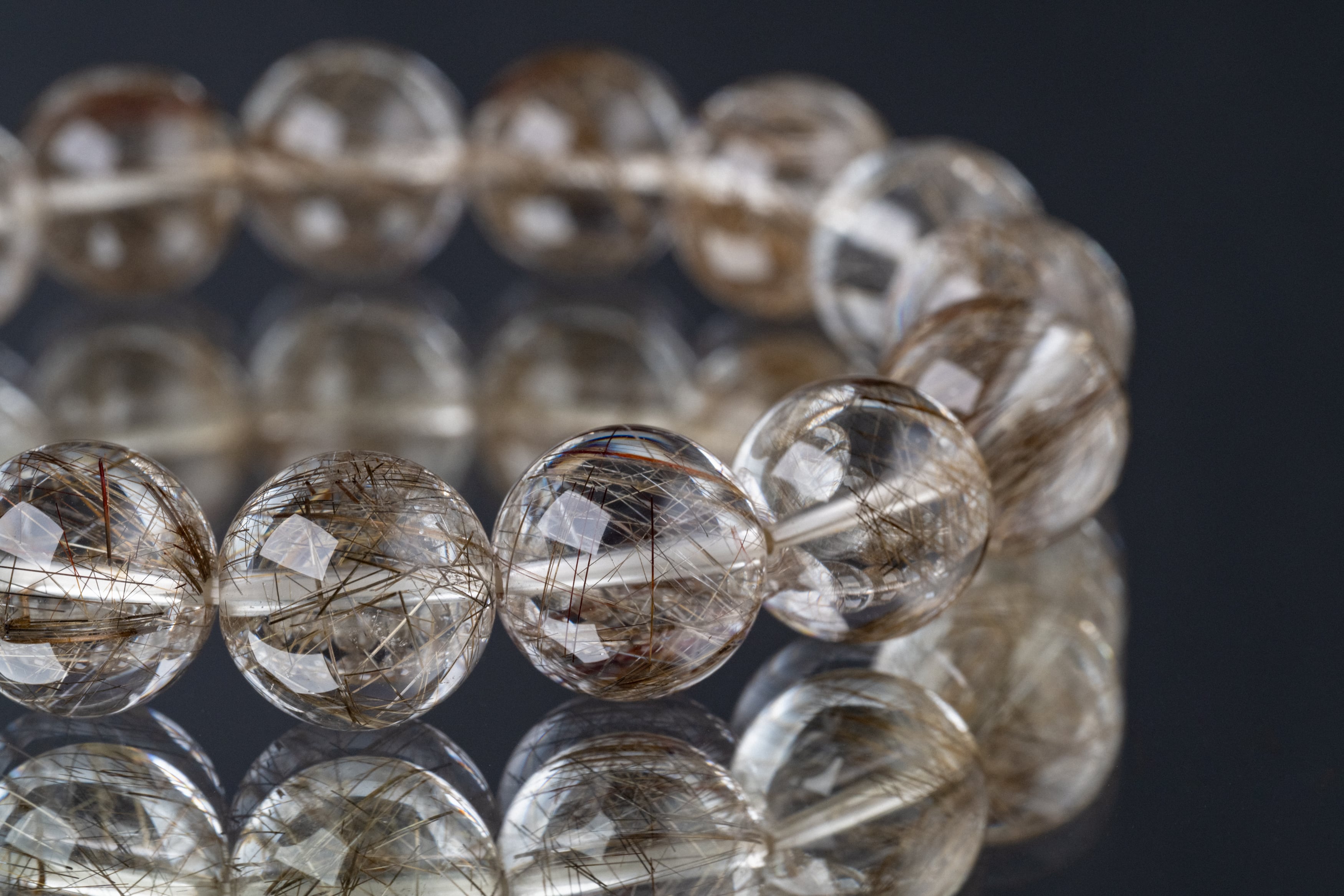 ◇一点物◇ シルバールチルクォーツ ブレスレット 13mm | 天然石専門店