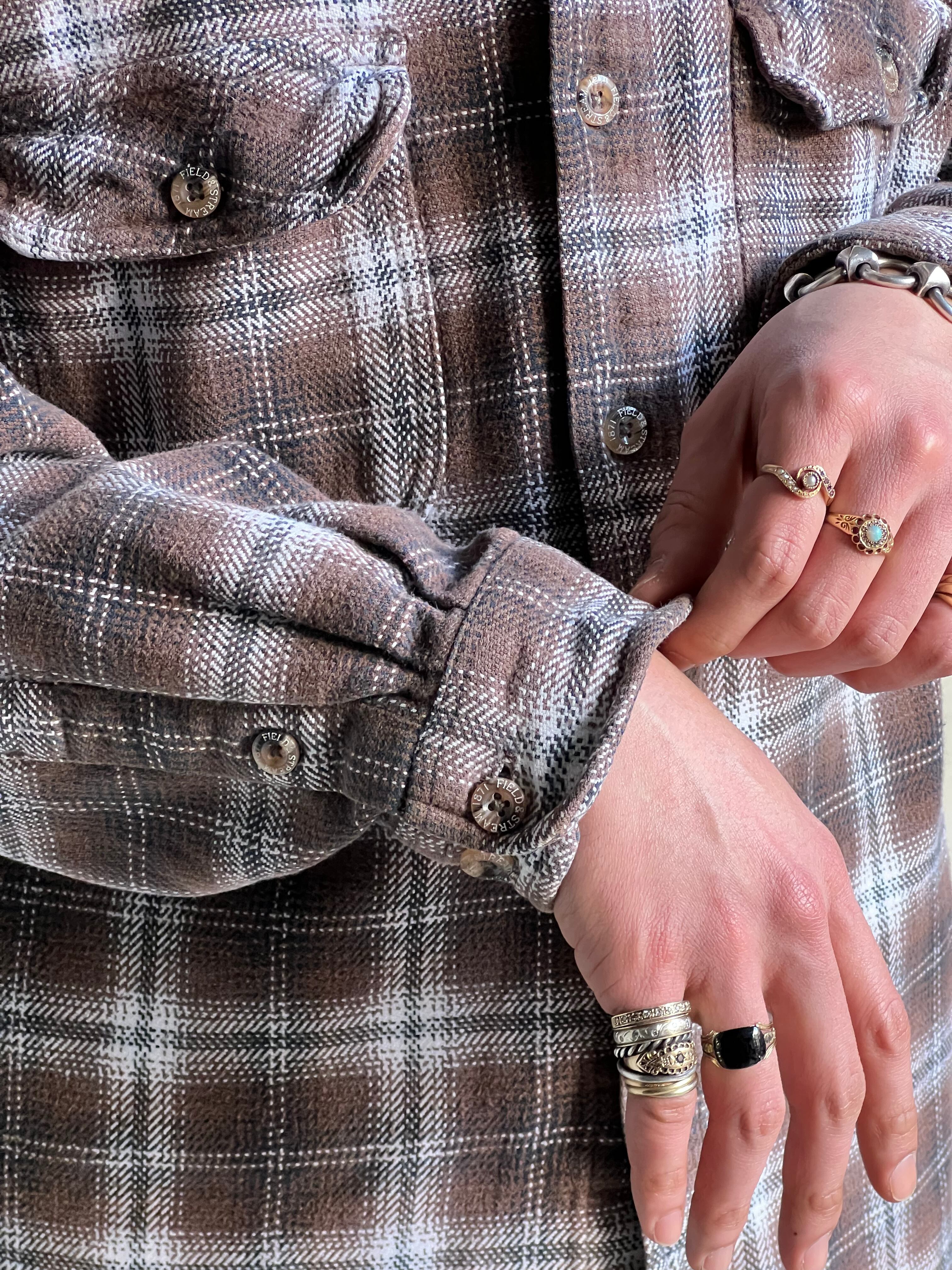 field & streamチェックシャツ Field & stream ネルシャツ ヘビーネル チェックシャツ M - メルカリ