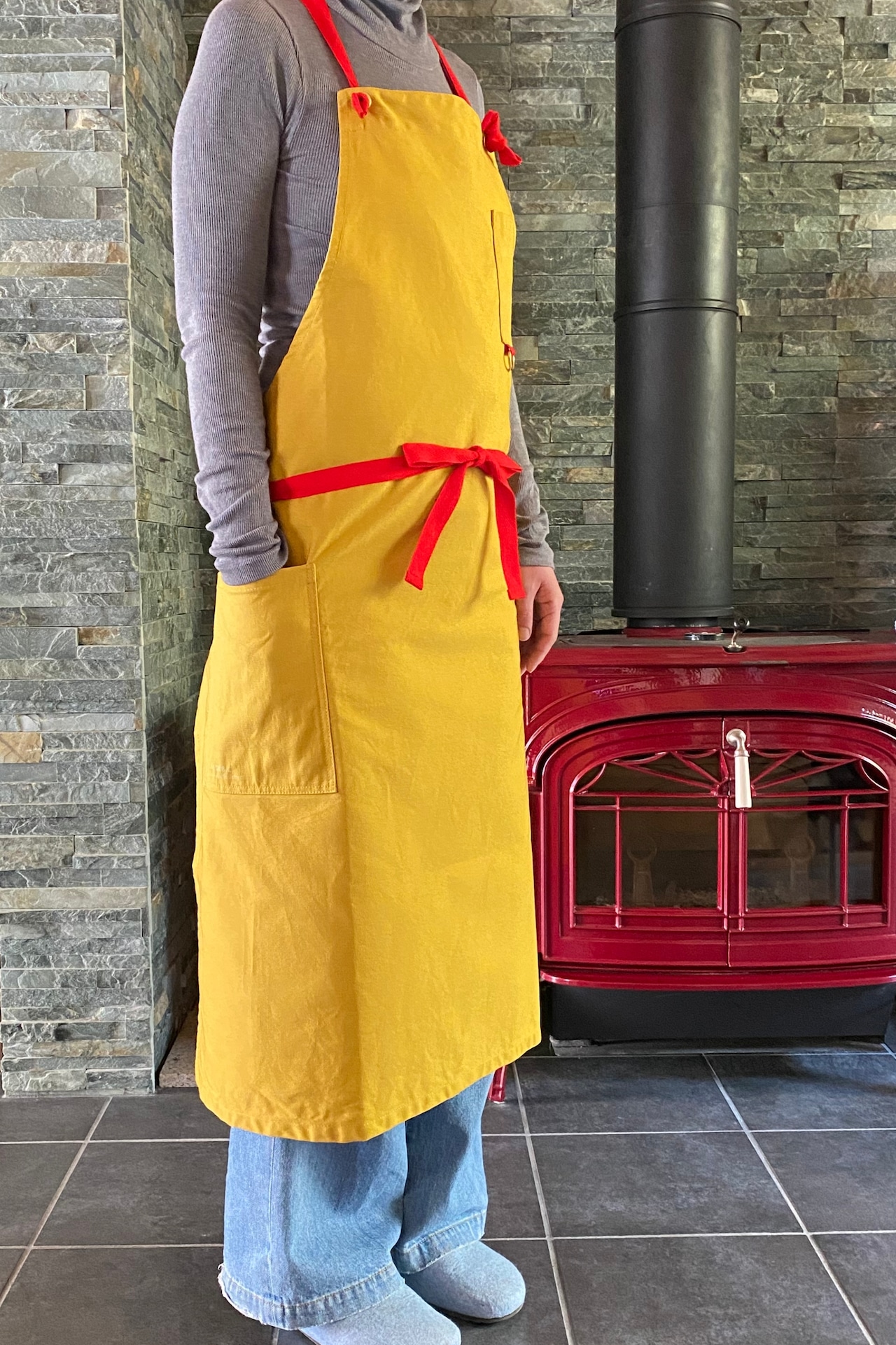 Daily apron MU / デイリーエプロン（マスタード）