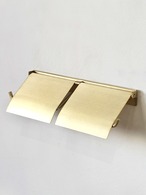 flap BRASS TOILET PAPER HOLDER-ダブル-/ペーパーホルダー/トイレ/真鍮/金具