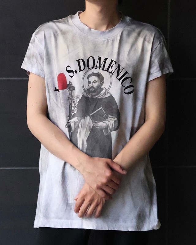 【Dolce&Gabbana】graphic design fade T shirt