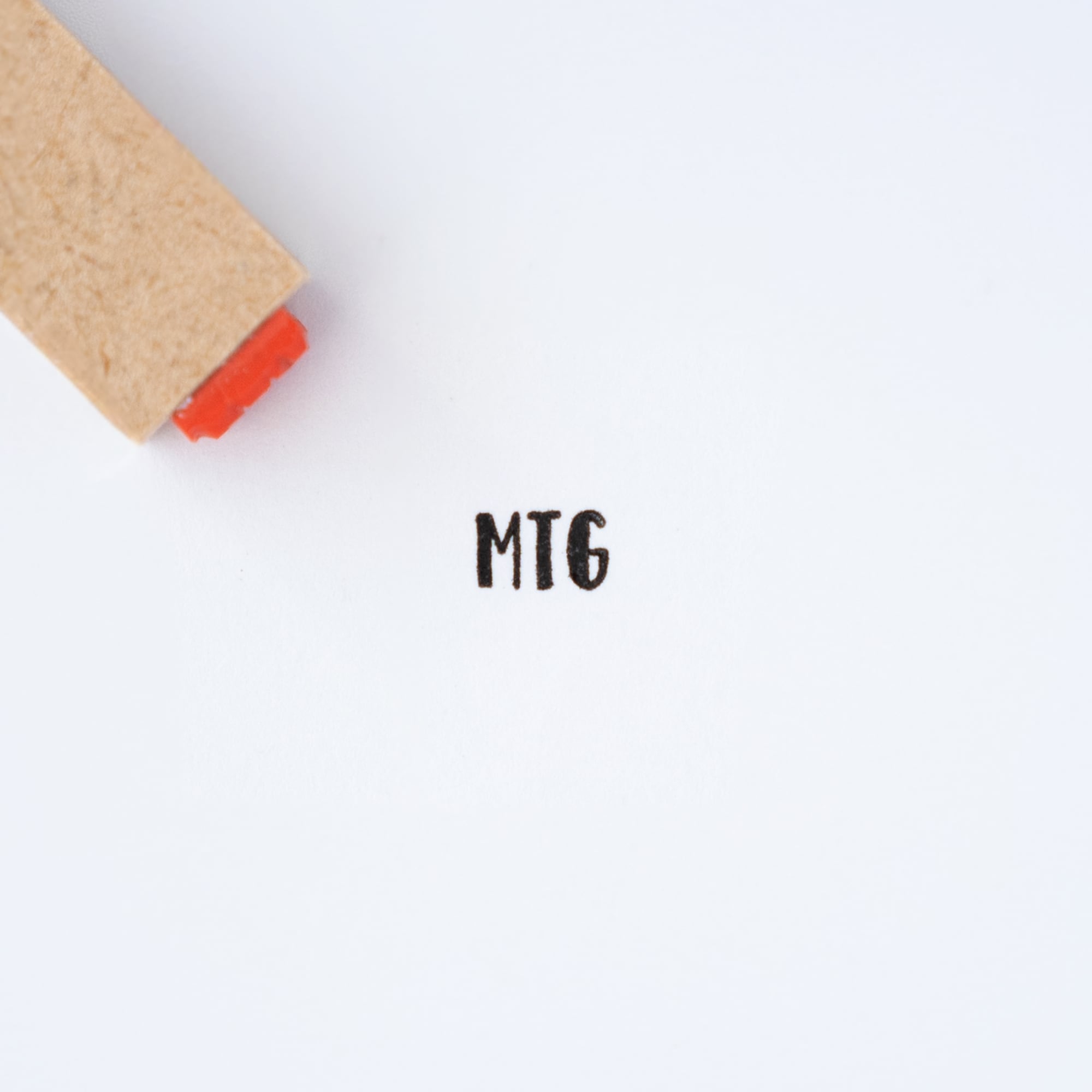 【小さな文字】MTG_ミーティング | はんこ