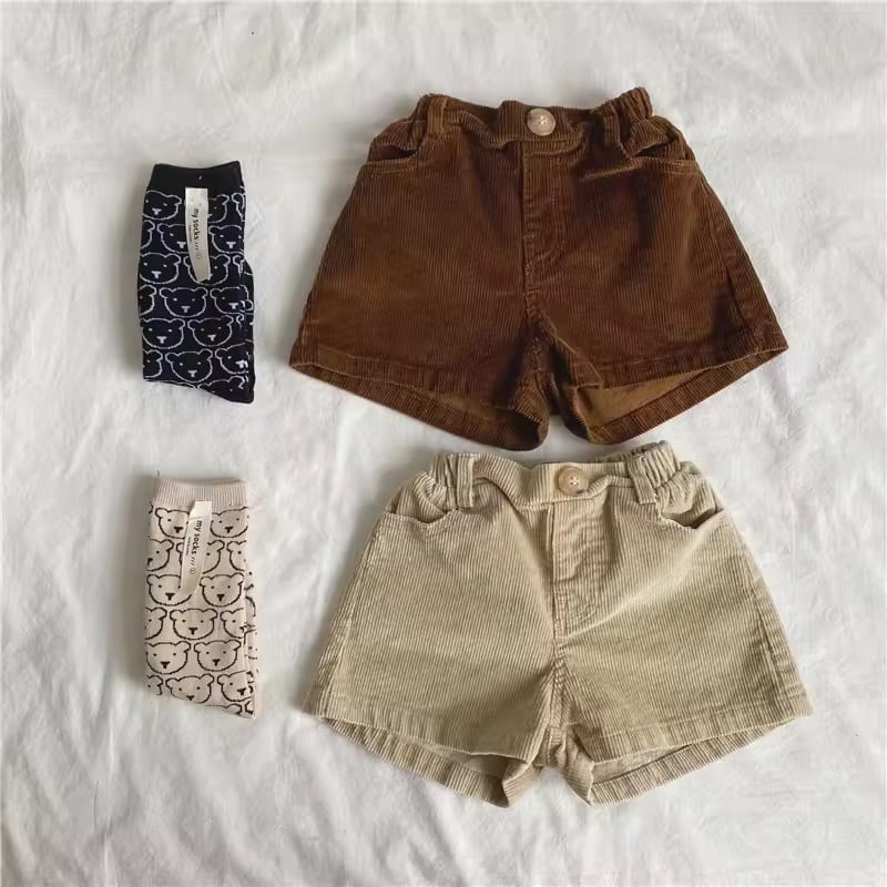 コーデュロイショートパンツ