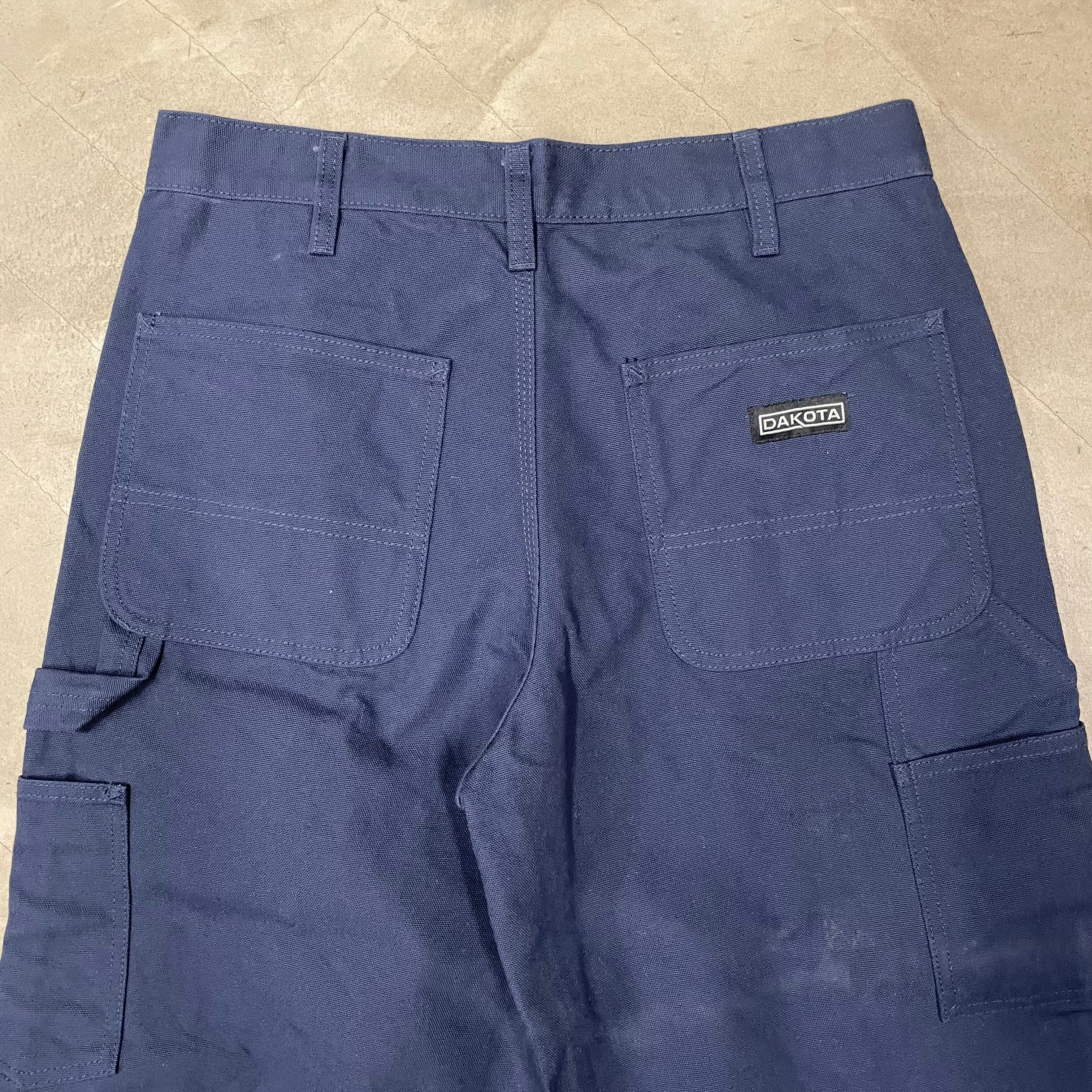 DAKOTA ダブルニーペインターパンツ ダコタ ネイビー | used&vintage