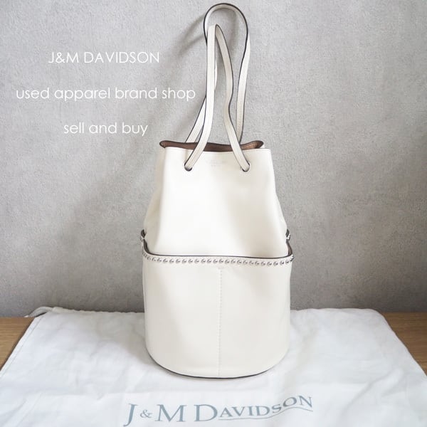 J&M Davidson(J&M デヴィッドソン)超美品 ミニデイジー ウィズスタッズ 白