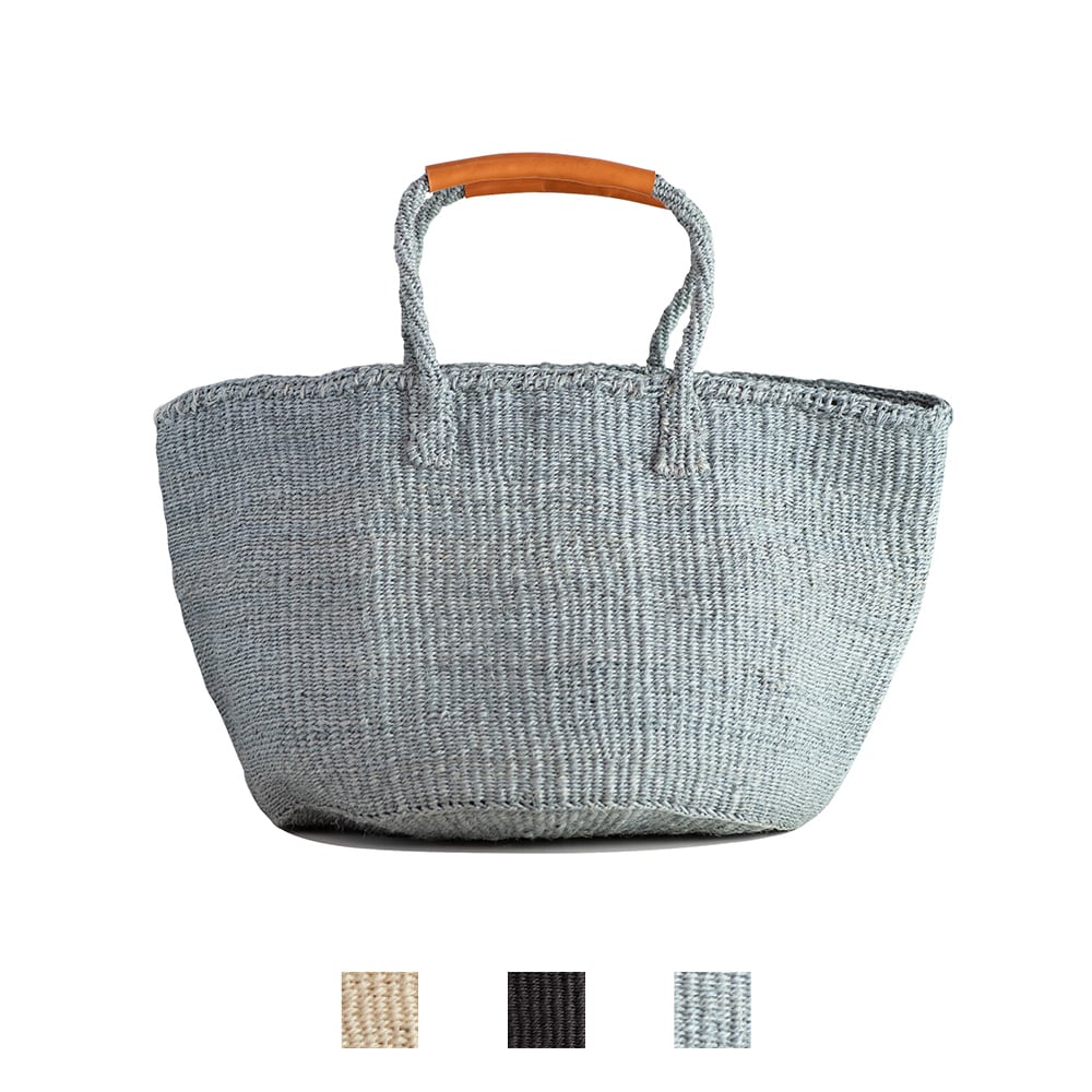 サイザルかごバッグ (帆布インナーバッグ付き) 【ak-57si】