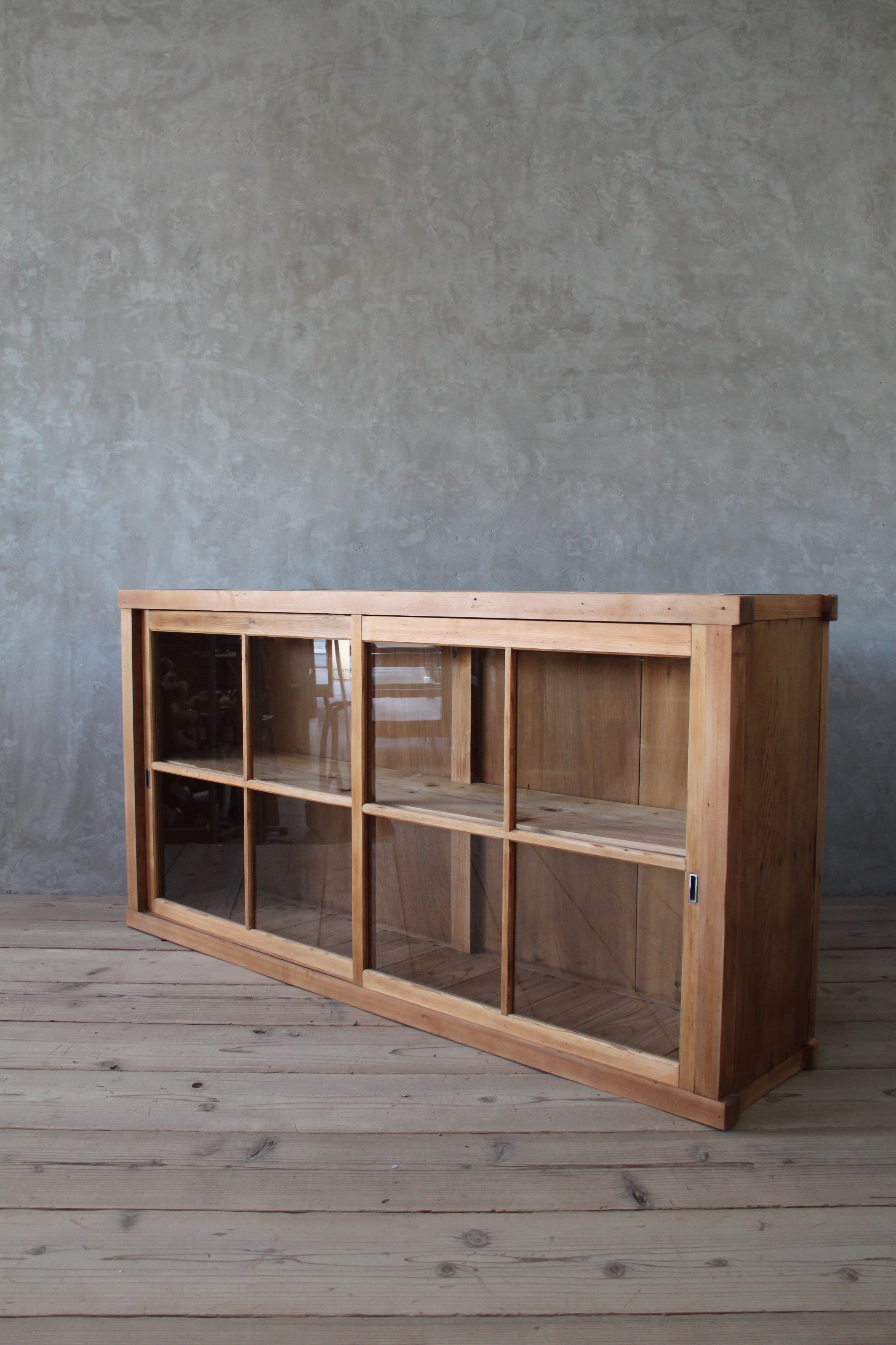 ガラスケース 古家具/ガラス/棚/キャビネット/ | はことあし 古