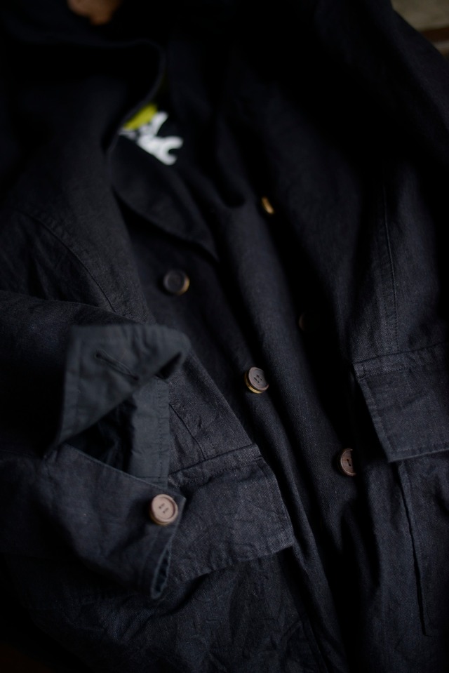 blackbird / double breasted director’s jacket (black)