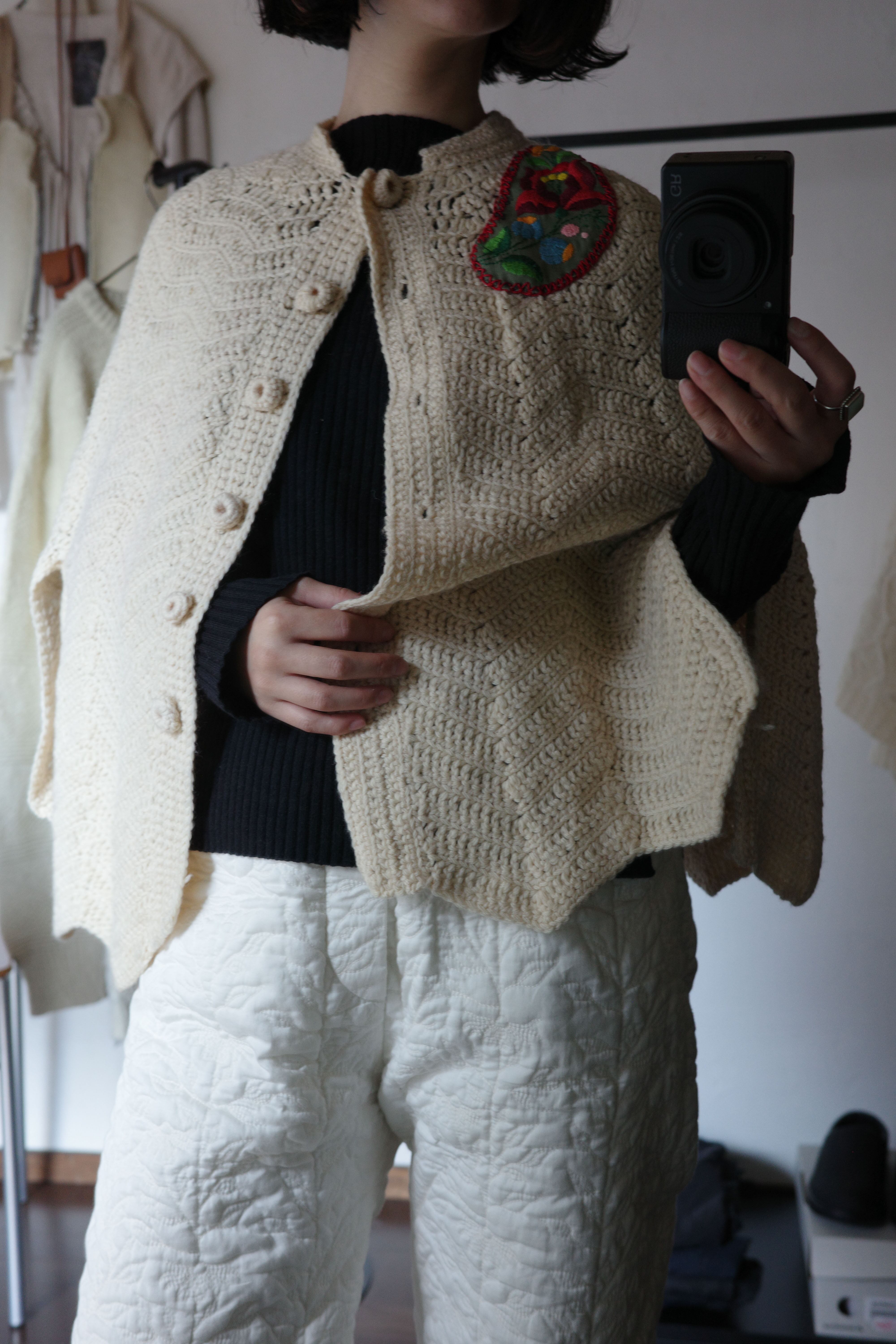 moderate vintage knit cape