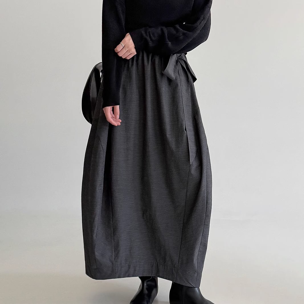 cocoon tuck skirt 13912