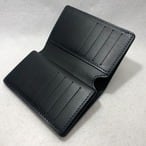 ST08 スティングレイ エイ革（ガルーシャ）2つ折り財布 ブラック（連石