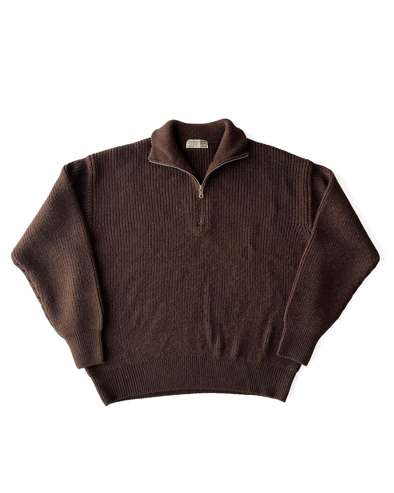トップス Comfortable reason half zip knit Comfortable Reason Half Zip Knit | UNDER THE SUN