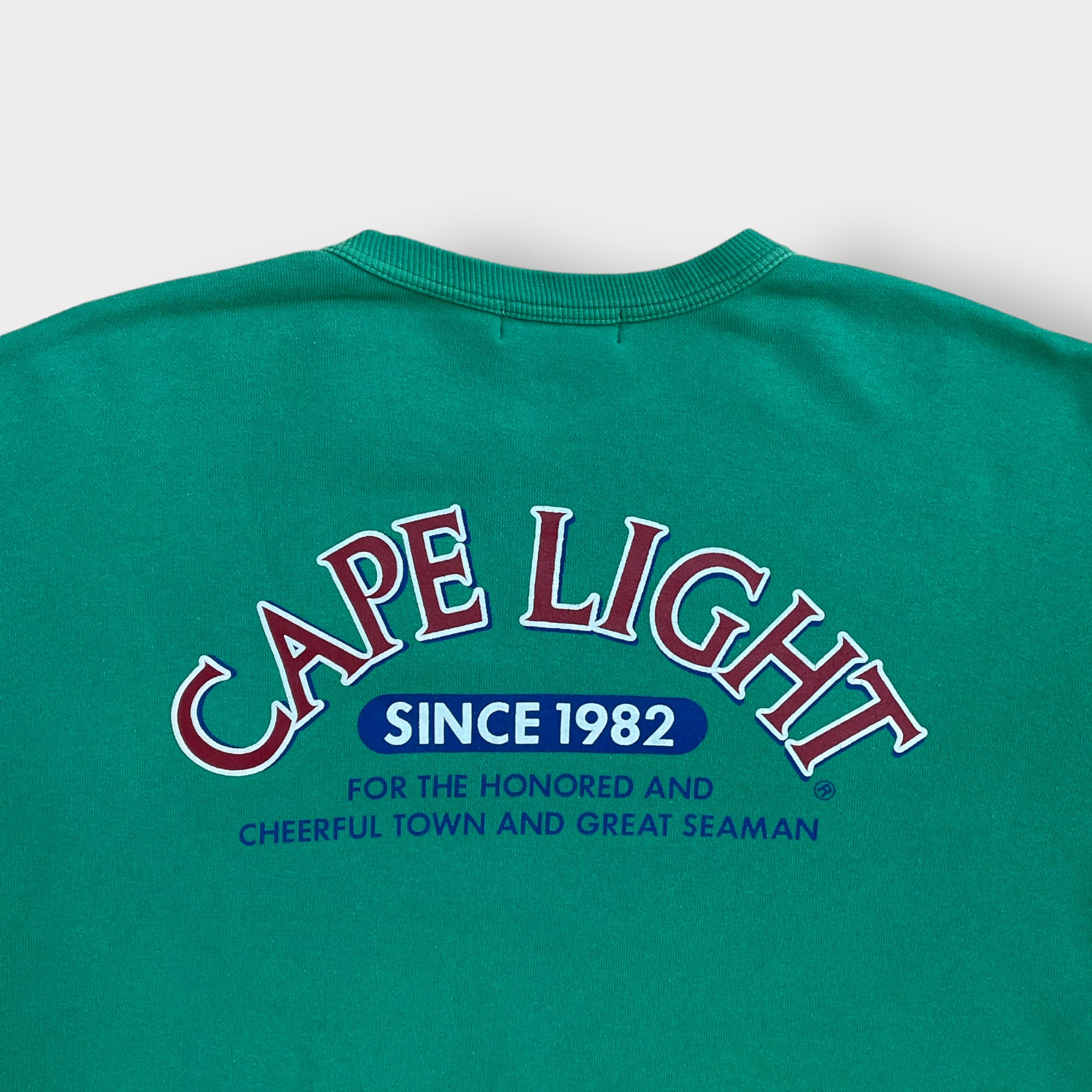 CAPE LIGHT 90s 日本製 スウェットシャツ トレーナー バックプリント L ...