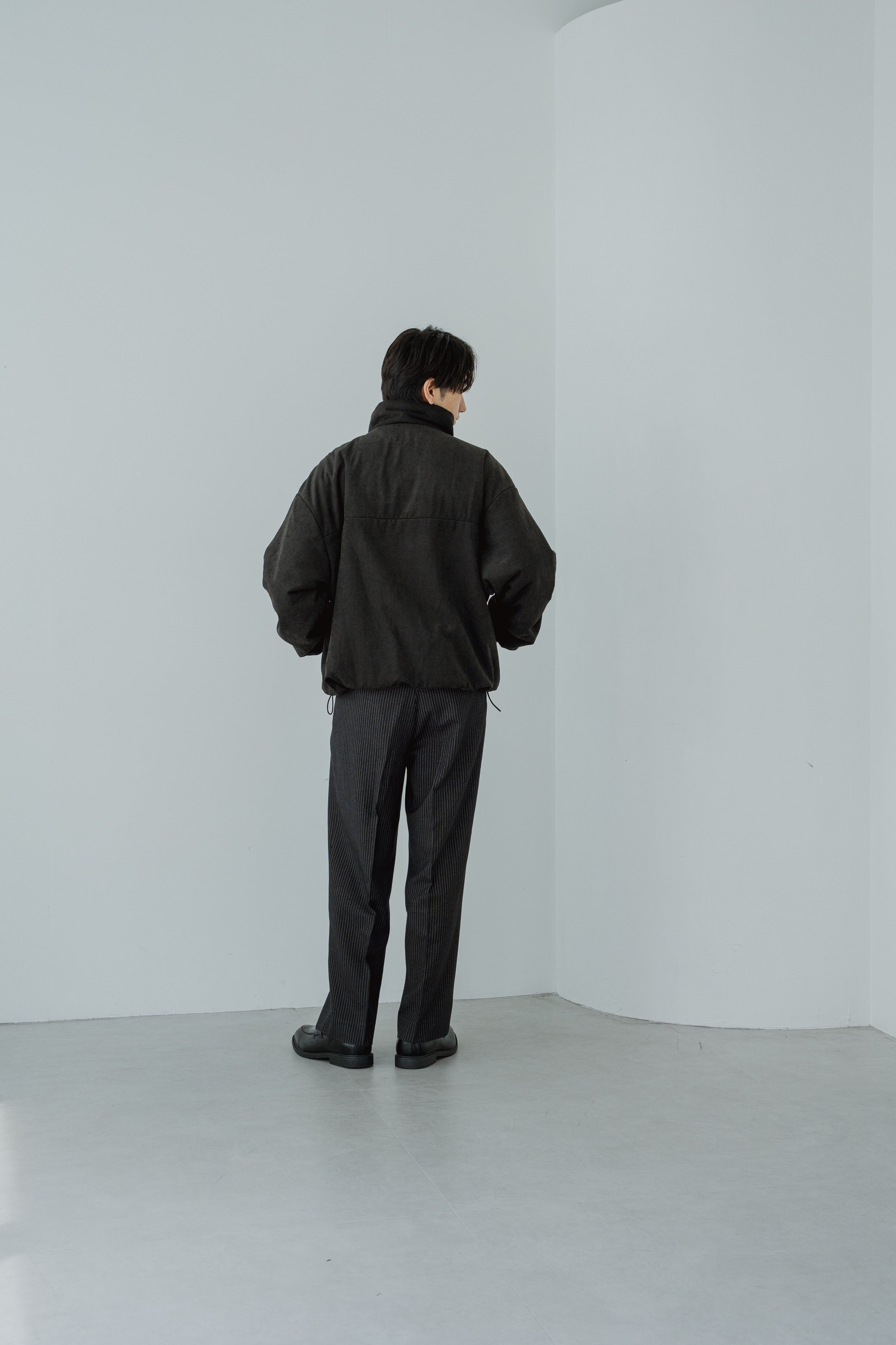 philme minimal batting jacket ブラック minimal batting jacket ※1月中旬〜下旬発送予定 | philme