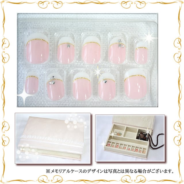 ネイルチップの人気通販 RIRIORI 形状記憶ブライダルネイルチップ通販