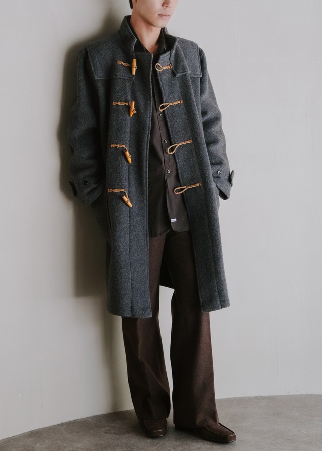 90's agnes b. homme hoodless duffle coat made in England