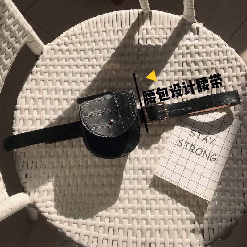 ベルトウエストバッグ女性薄ベルトデコレーションワイルドファッションバッグスカートジーンズマッチングベルト気質女性トレンド YY-ファッション30571706798