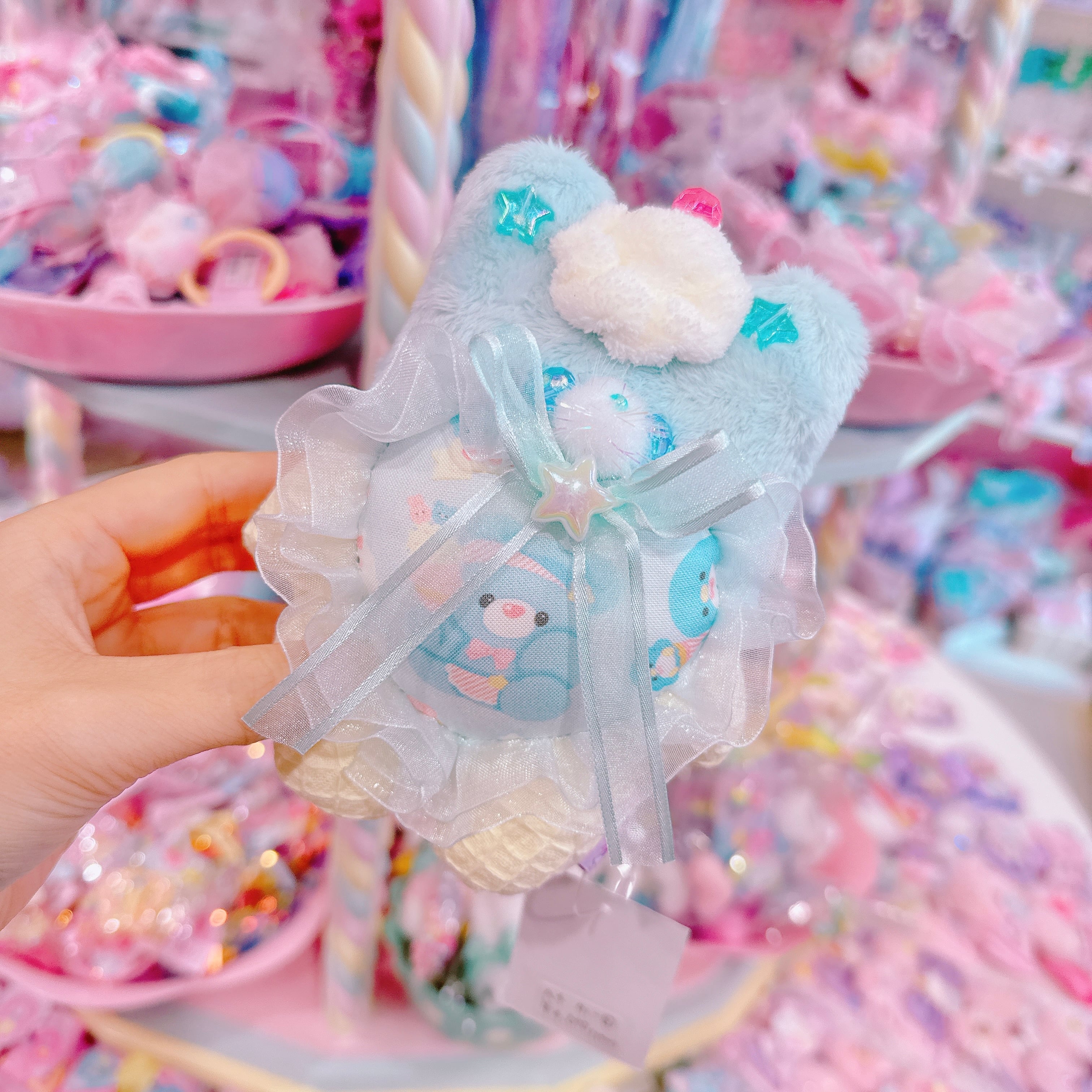 ハンドメイド★ピンク♡ドットコスチューム★ぬいば♡ストラップ用コス。パルパルーザ ハンドメイド☆ピンク♡ドットコスチューム☆ぬいば♡ストラップ