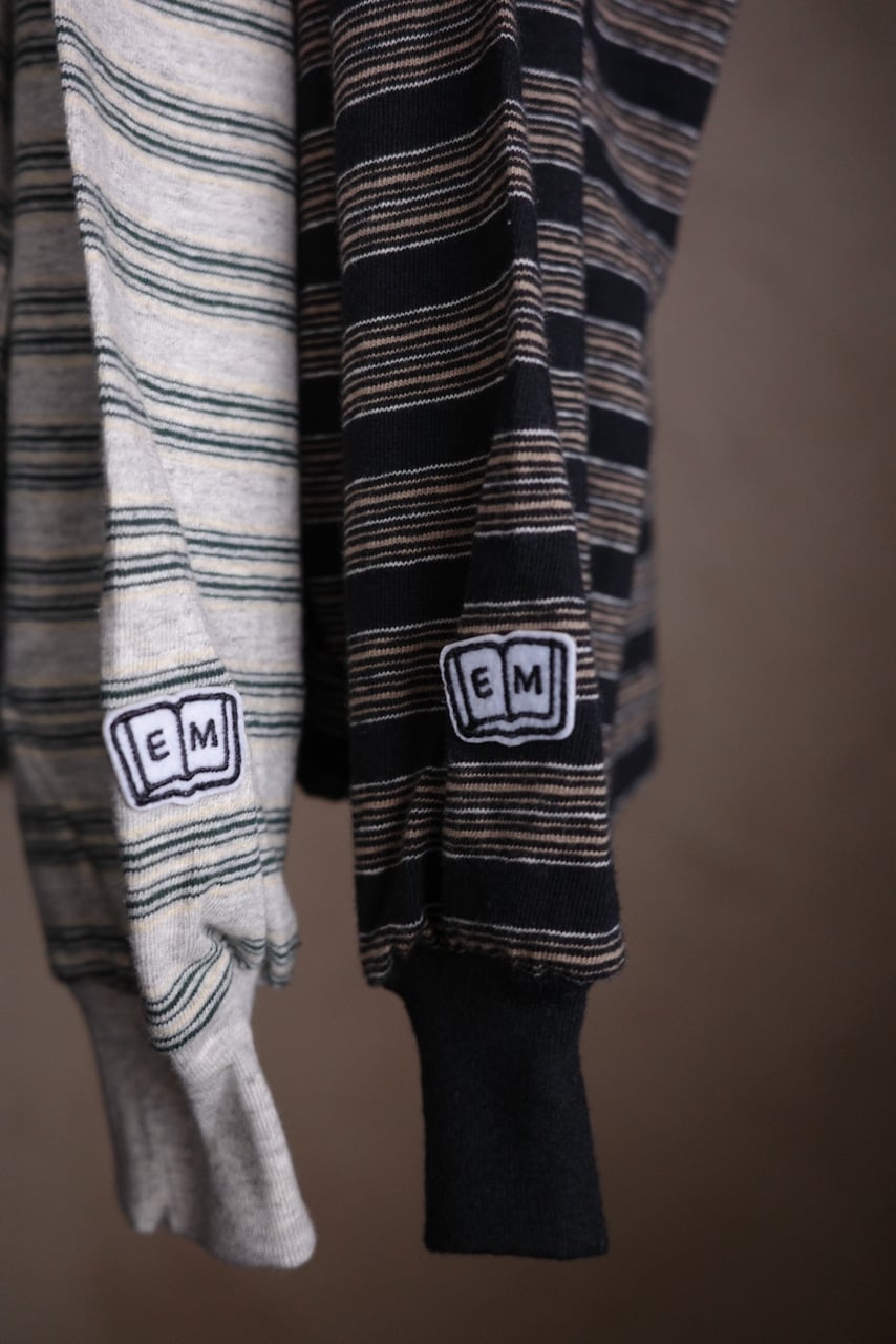 ENDS and MEANS / Horizontal Striped L/S Tee | iremono