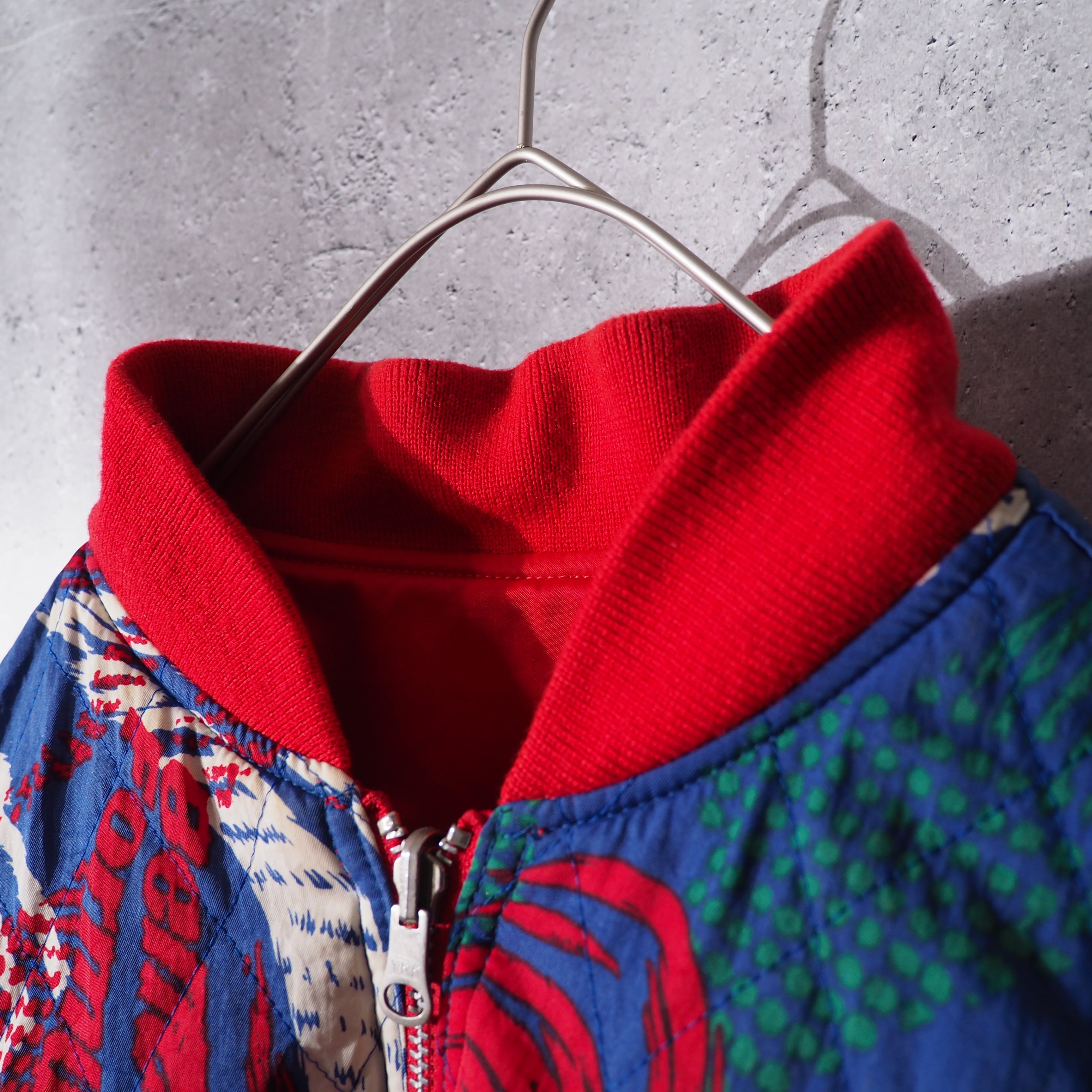 1990s ” Benetton Formula 1 ” 2way Reversible vintage loose MA_1 flight jacket